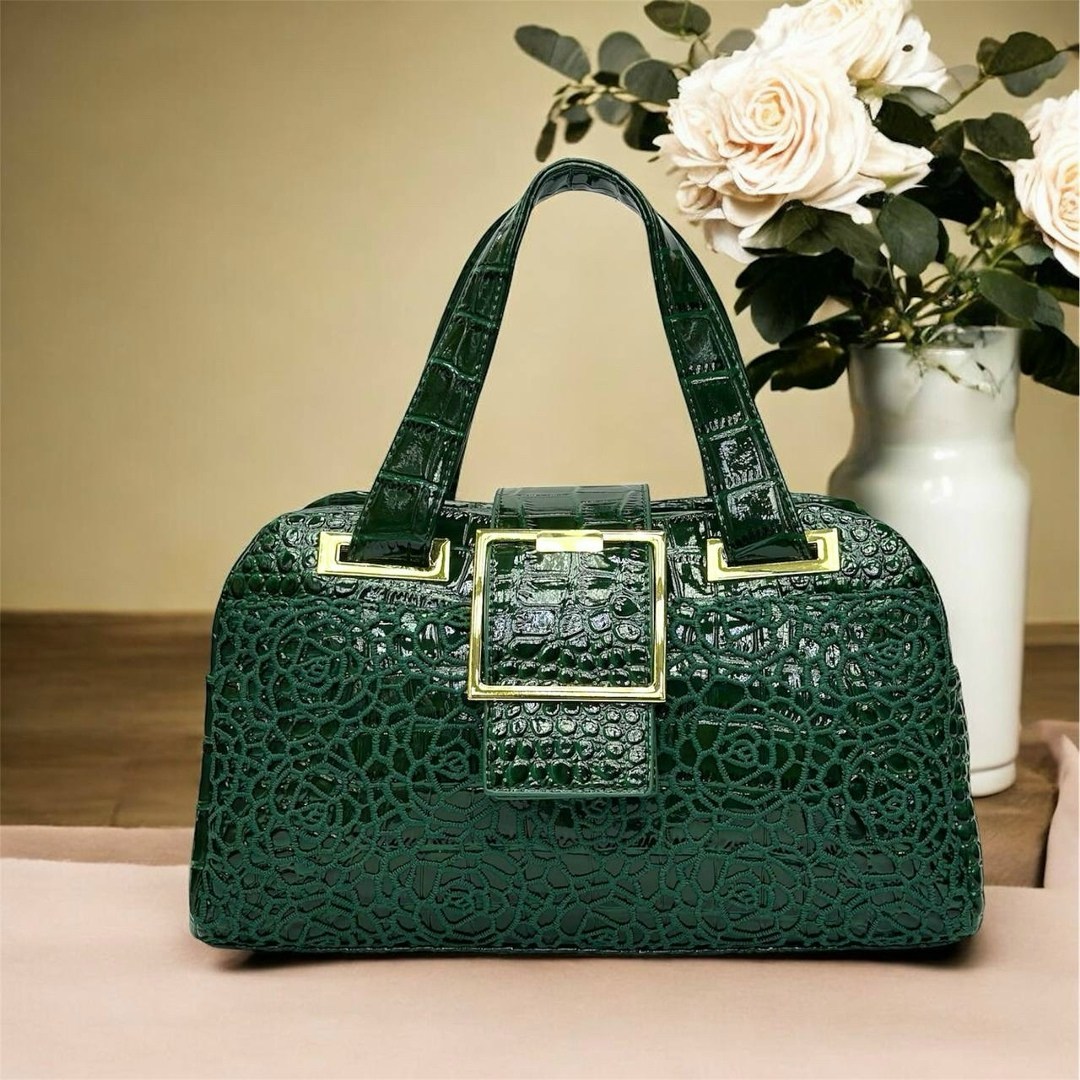 сумки женская,сумка guess женская зеленая из крокодиловой кожи,сумка эко,женская сумка из натуральной крокодиловой кожи,комплект сумка