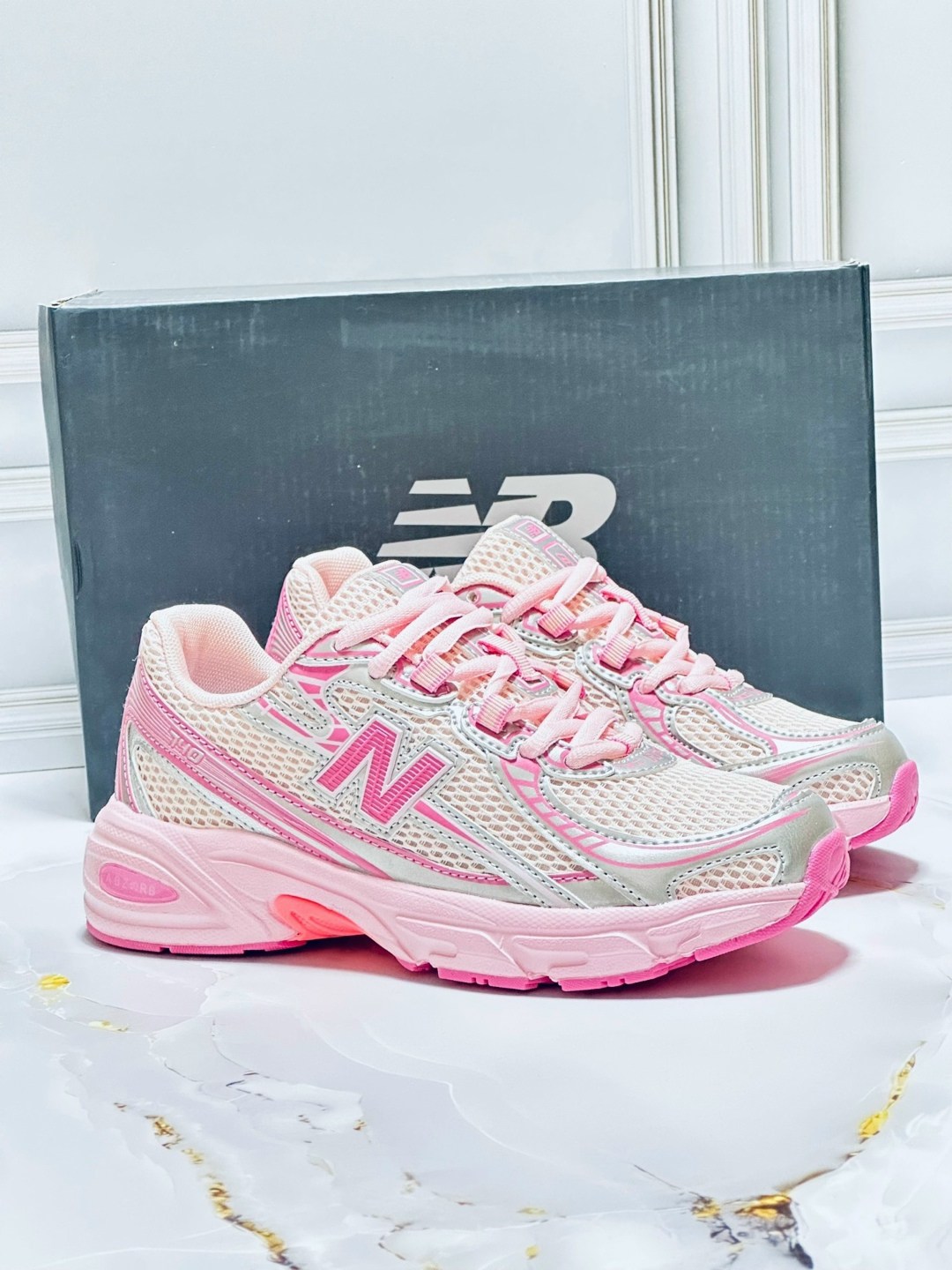 женские кроссовки new balance,кроссовки new balance,кроссовки new balance 740,кроссовки,розовые кроссовки
