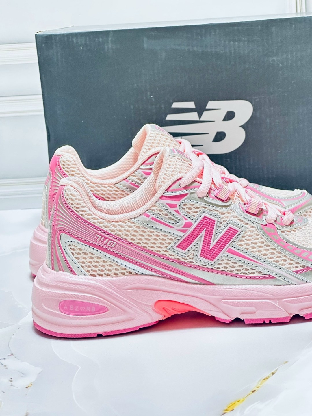 женские кроссовки new balance,кроссовки new balance,кроссовки new balance 740,кроссовки,розовые кроссовки
