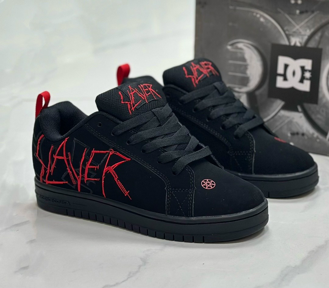dc x slayer ct graffik shoes black black red,кроссовки slayer,кроссовки slayer court graffik dc shoes,кроссовки dc shoes court graffik,кроссовки dc slayer court graffik