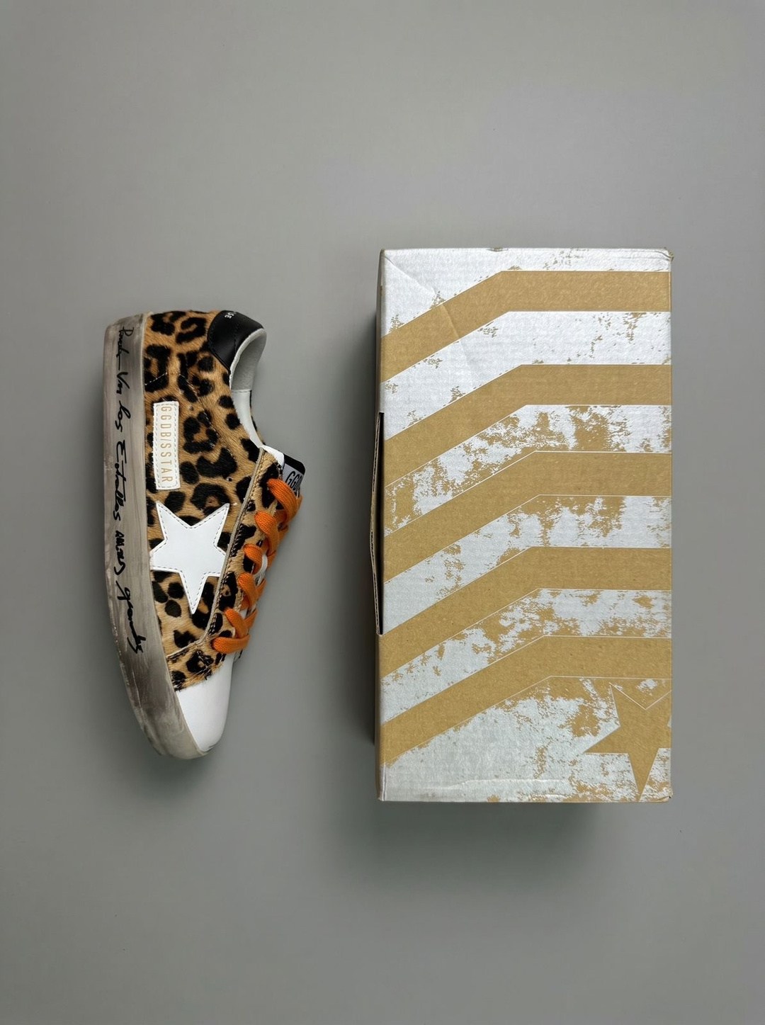 кеды golden goose,кроссовки golden goose,golden goose kers white leopard sneakers,,golden goose