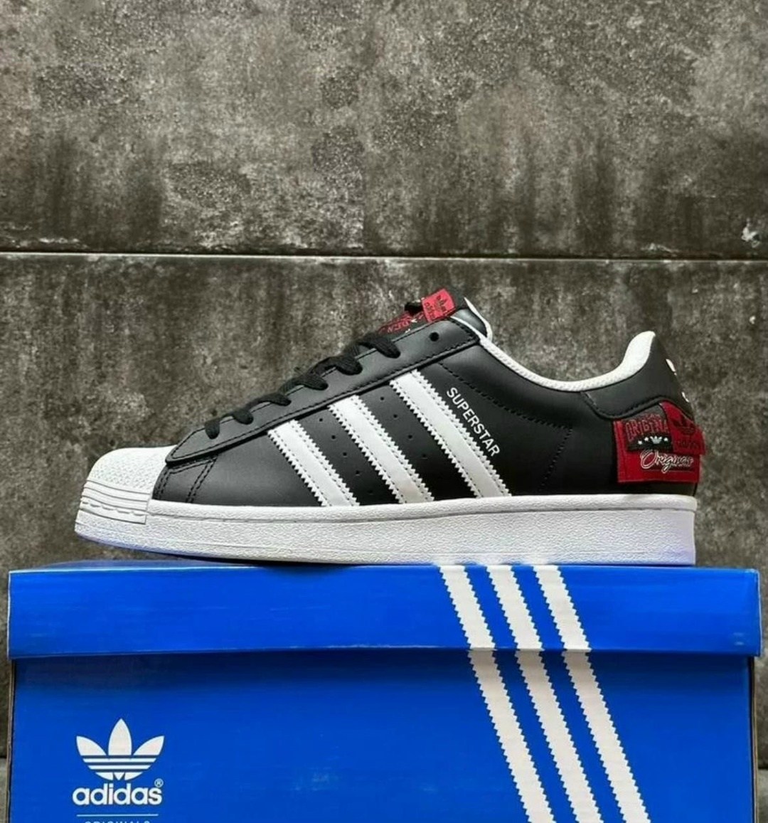 кроссовки adidas originals superstar,adidas originals superstar,кроссовки adidas,adidas super star черные с красным,adidas superstar black red