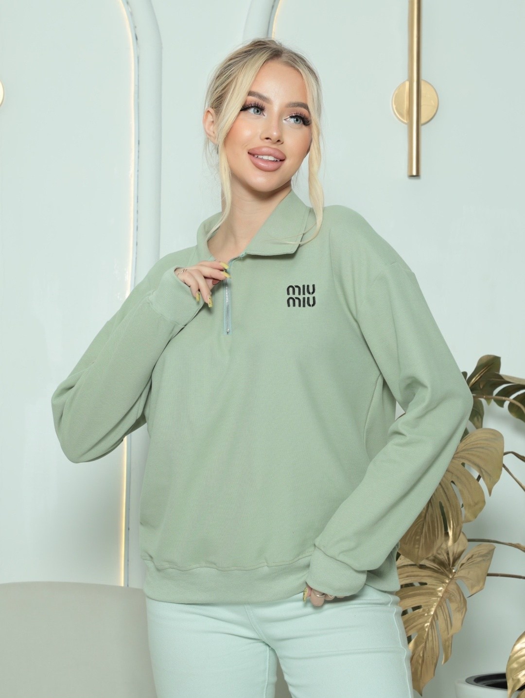 женская кофта,стильная кофта,кофта для девушек,кофта поло,голубая кофта