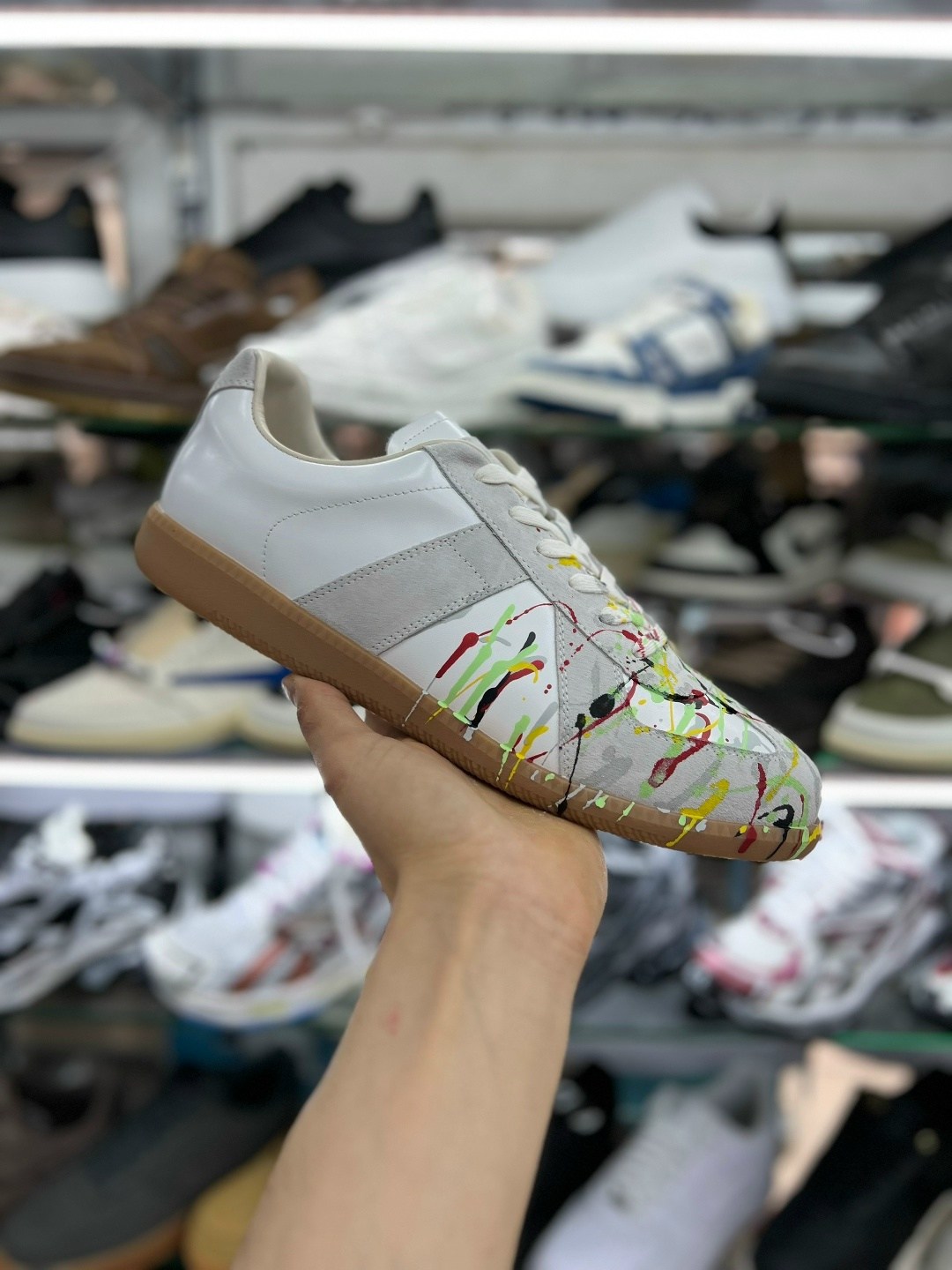 ,кроссовки maison margiela replica,кроссовки женские мужские,повседневные кроссовки,спортивная