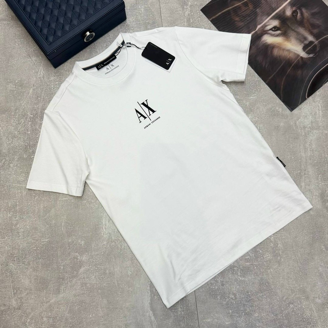 футболки мужские белые,футболка armani exchange,футболка мужская,футболки для мужчин,футболка армани эксчендж