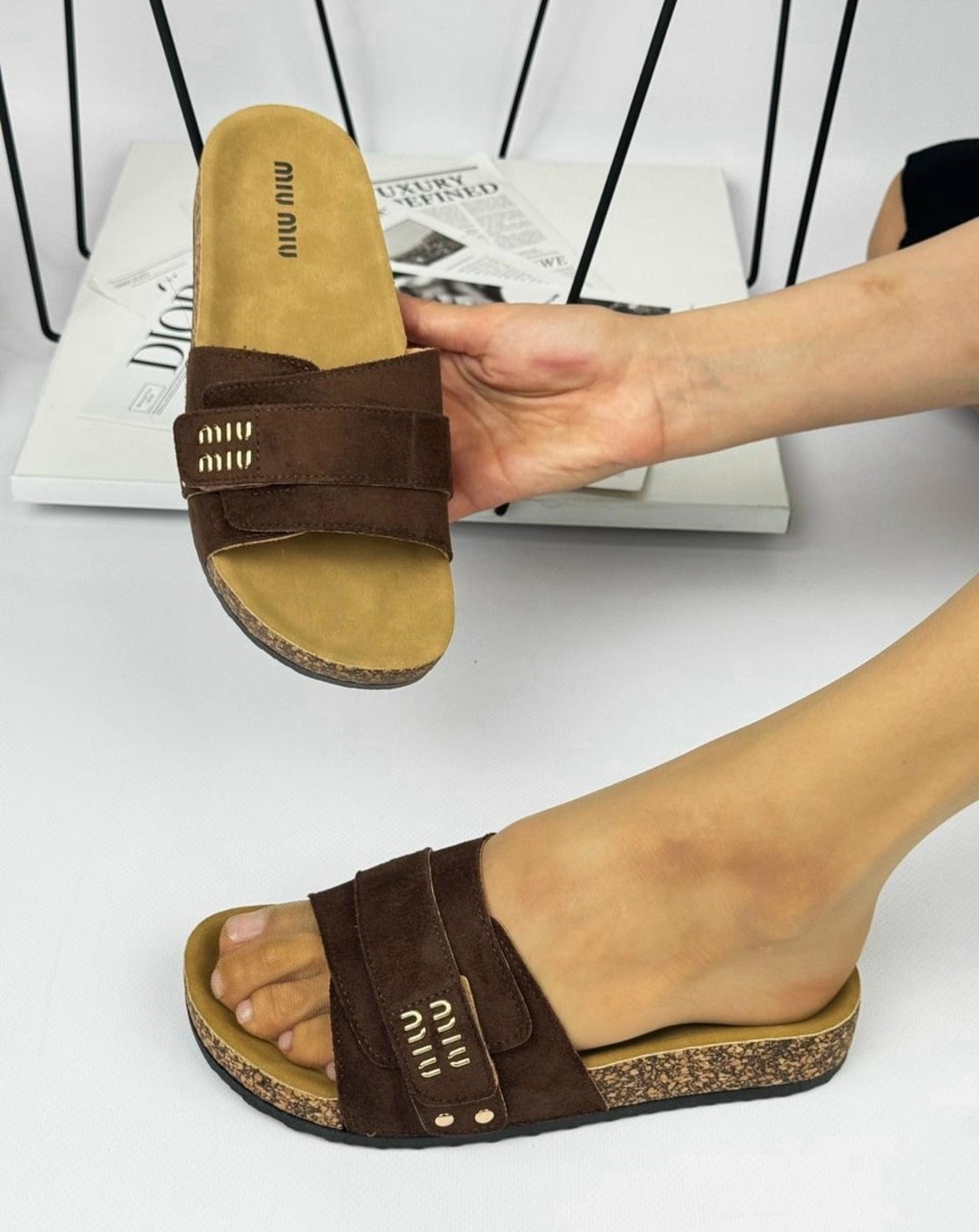 шлёпанцы miu miu,женские шлепанцы,,шлепанцы летние,женские шлепки