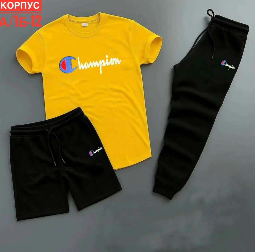 футболки мужские champion,спортивные костюм,комплект футболка,костюм повседневный