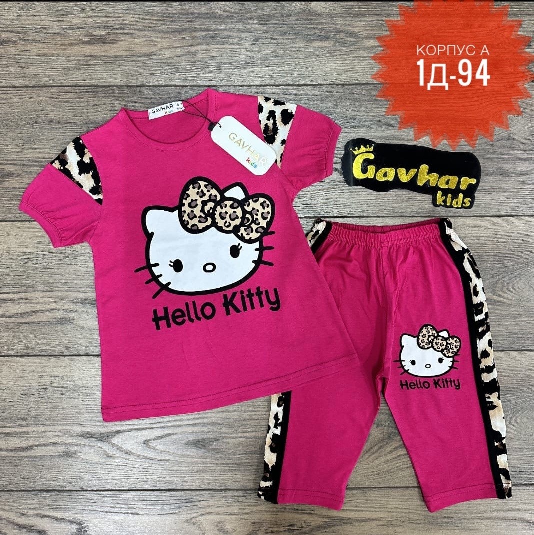 hello kitty hello kitty,костюм hello kitty,одежда hello kitty,костюм для девочек,летний костюм для девочек