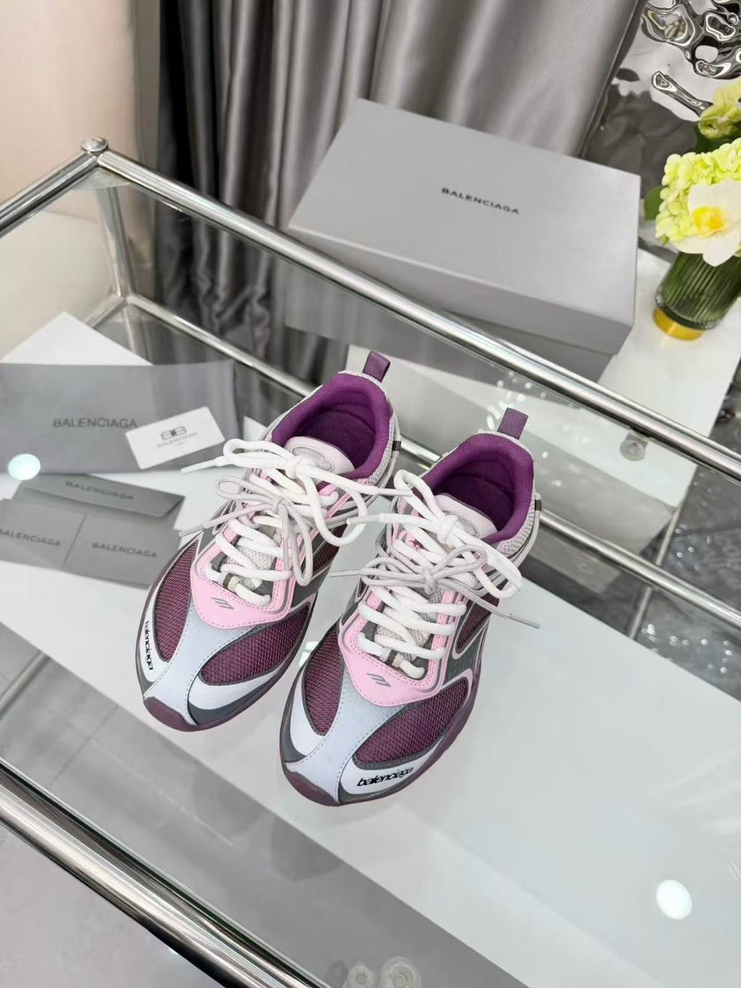 кроссовки женские balenciaga,balenciaga кроссовки,кроссовки balenciaga 3 xl,женские кроссовки balenciaga premium purple,кроссовки женские balenciaga 3xl