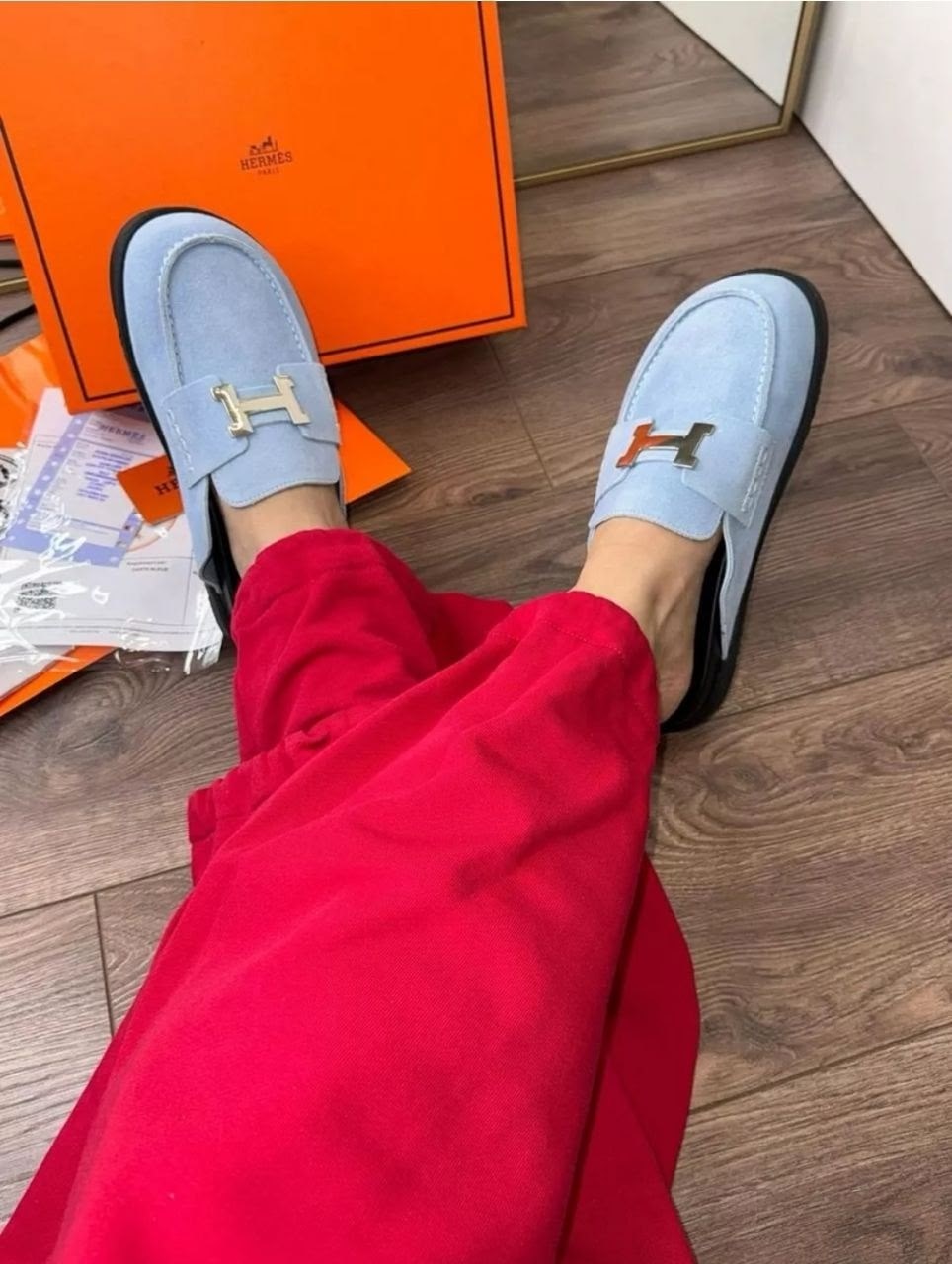 ,лоферы женские замшевые hermes,мюли женские,замшевые мюли,замшевые сабо hermes