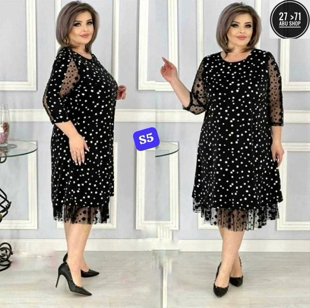 вечернее платье больших размеров нарядное в горошек saliya brand,платье больших размеров в горошек,женские платья больших размеров,платье женское,платье больших размеров нарядное в горошек