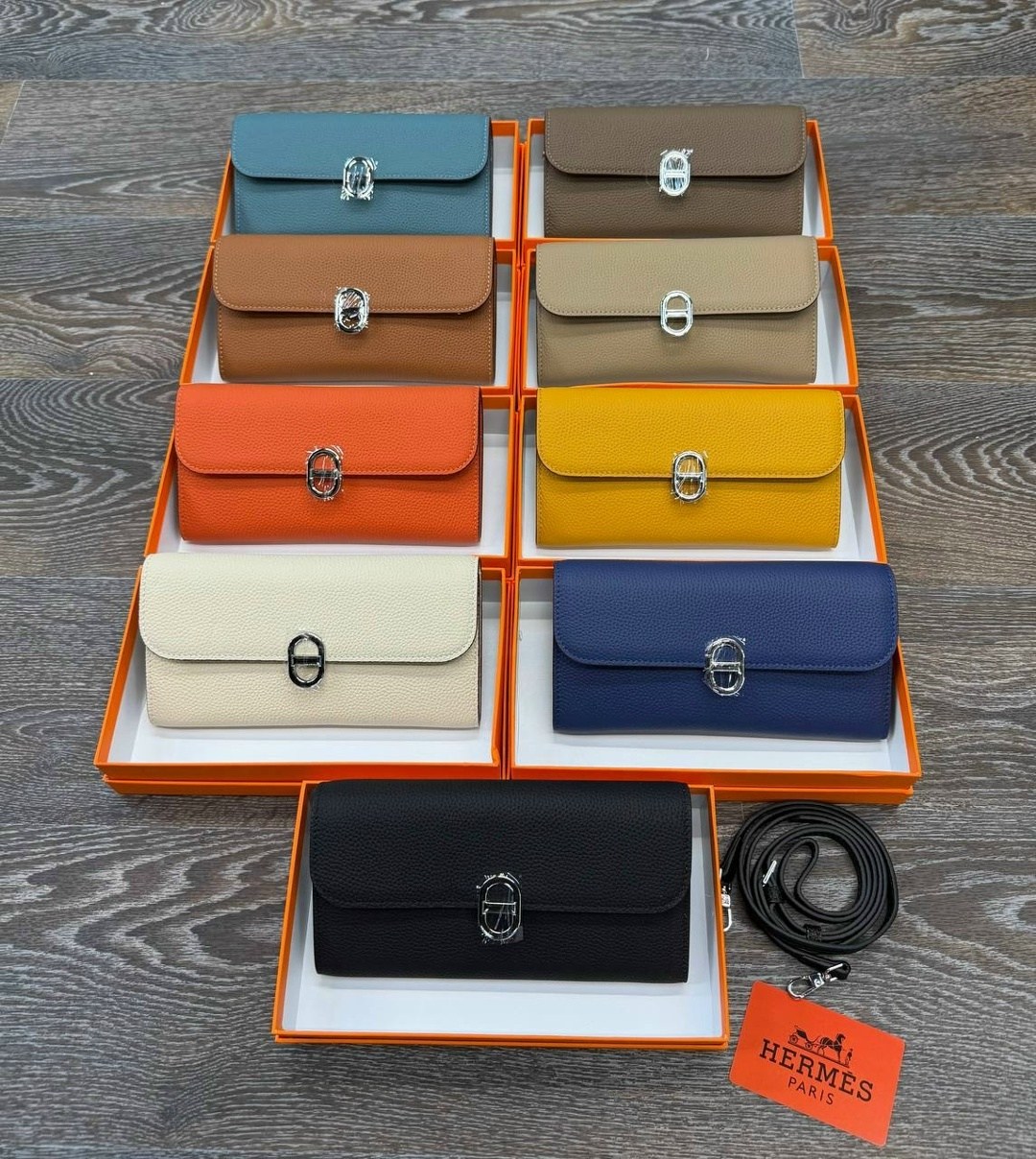 hermes кошелек,кошелек женский,кошелек брендовый,клатч,кошелек эрмес оранжевый