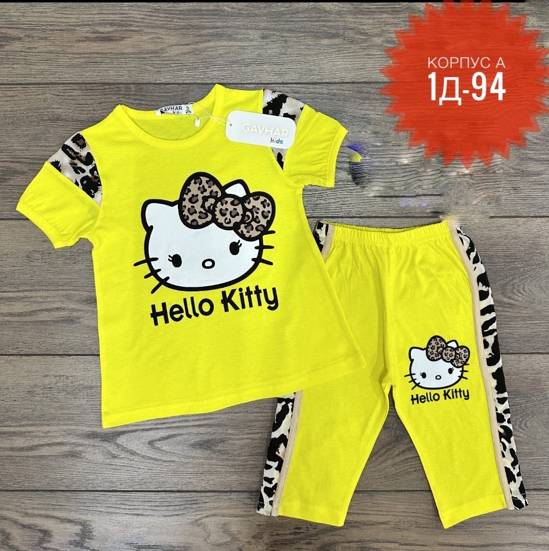 hello kitty hello kitty,костюм hello kitty,одежда hello kitty,костюм для девочек,летний костюм для девочек