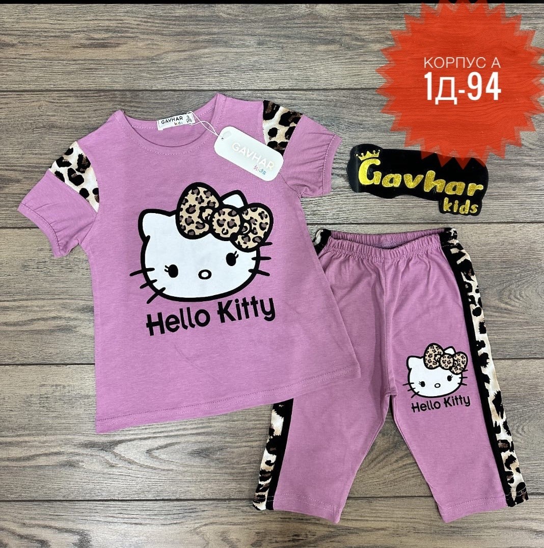 hello kitty hello kitty,костюм hello kitty,одежда hello kitty,костюм для девочек,летний костюм для девочек