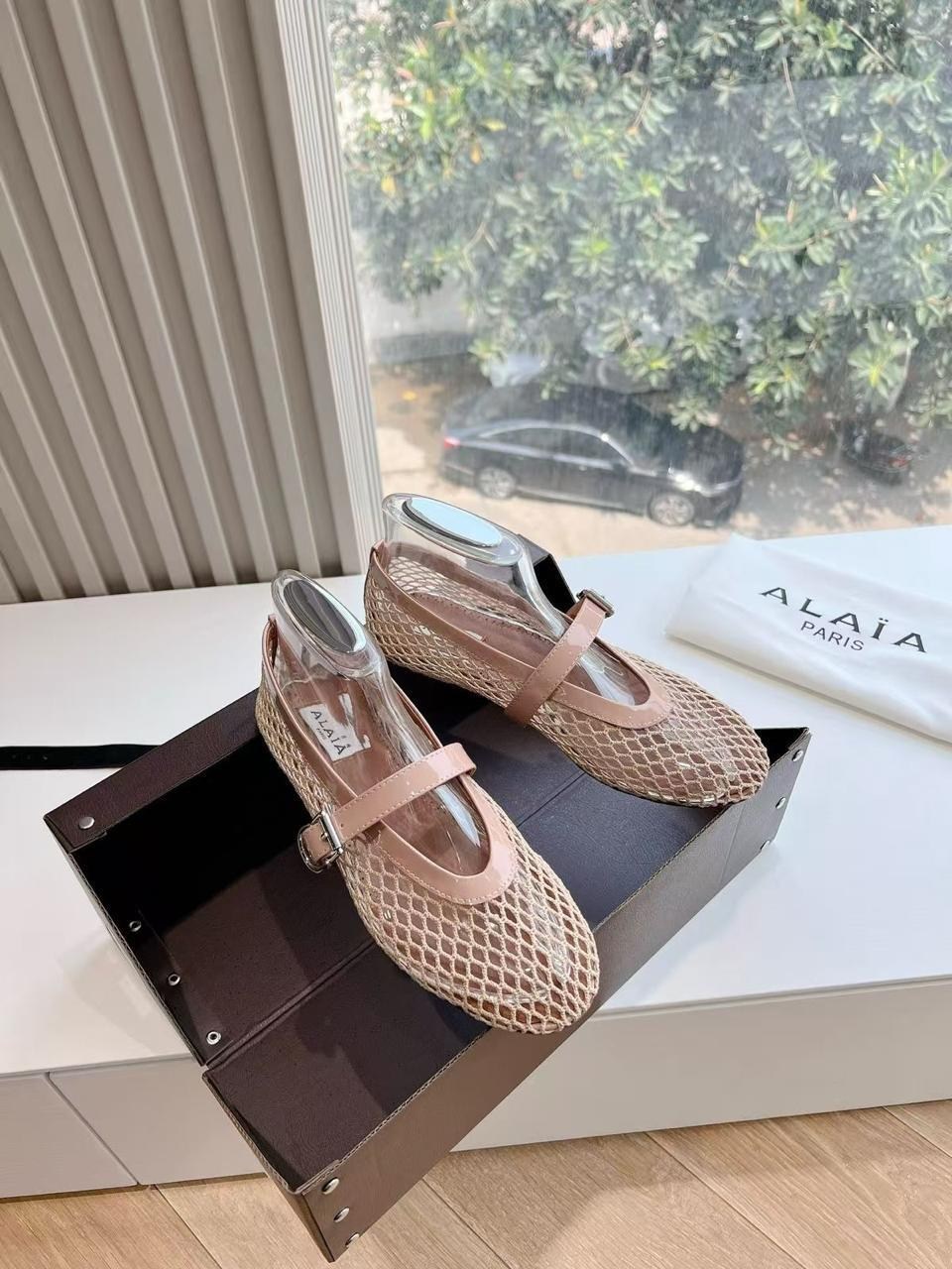 балетки alaia,,балетки кожаные,модная женская ,сандалии alaia