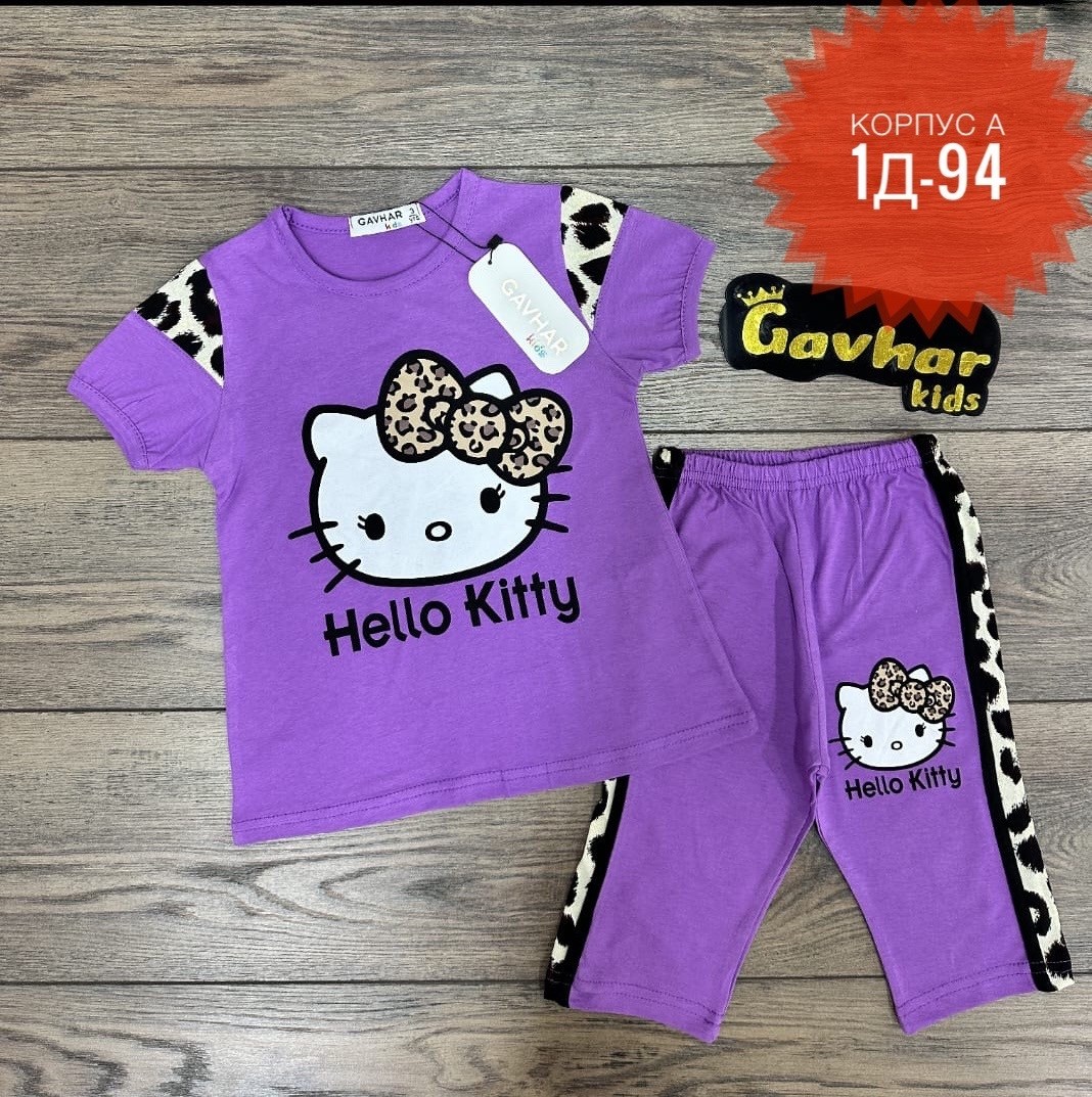 hello kitty hello kitty,костюм hello kitty,одежда hello kitty,костюм для девочек,летний костюм для девочек