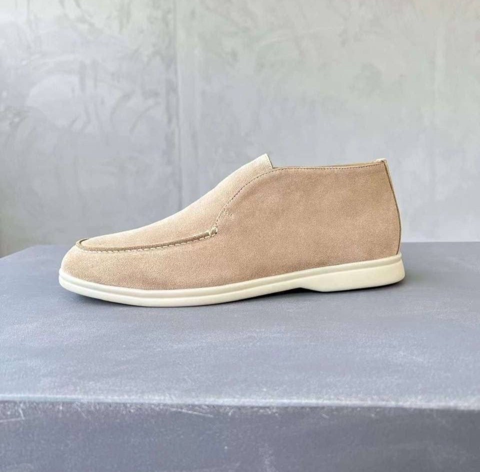 лоферы loro piana,,мужской стильный  замшевый лоро пиано,замшевые ботинки open walk loro piana,лоферы лоро пиана