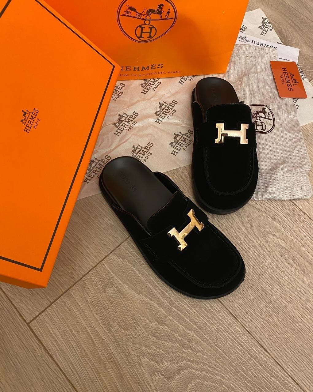 ,шлепанцы женские,тапочки hermes,шлепки женские,сабо и мюли
