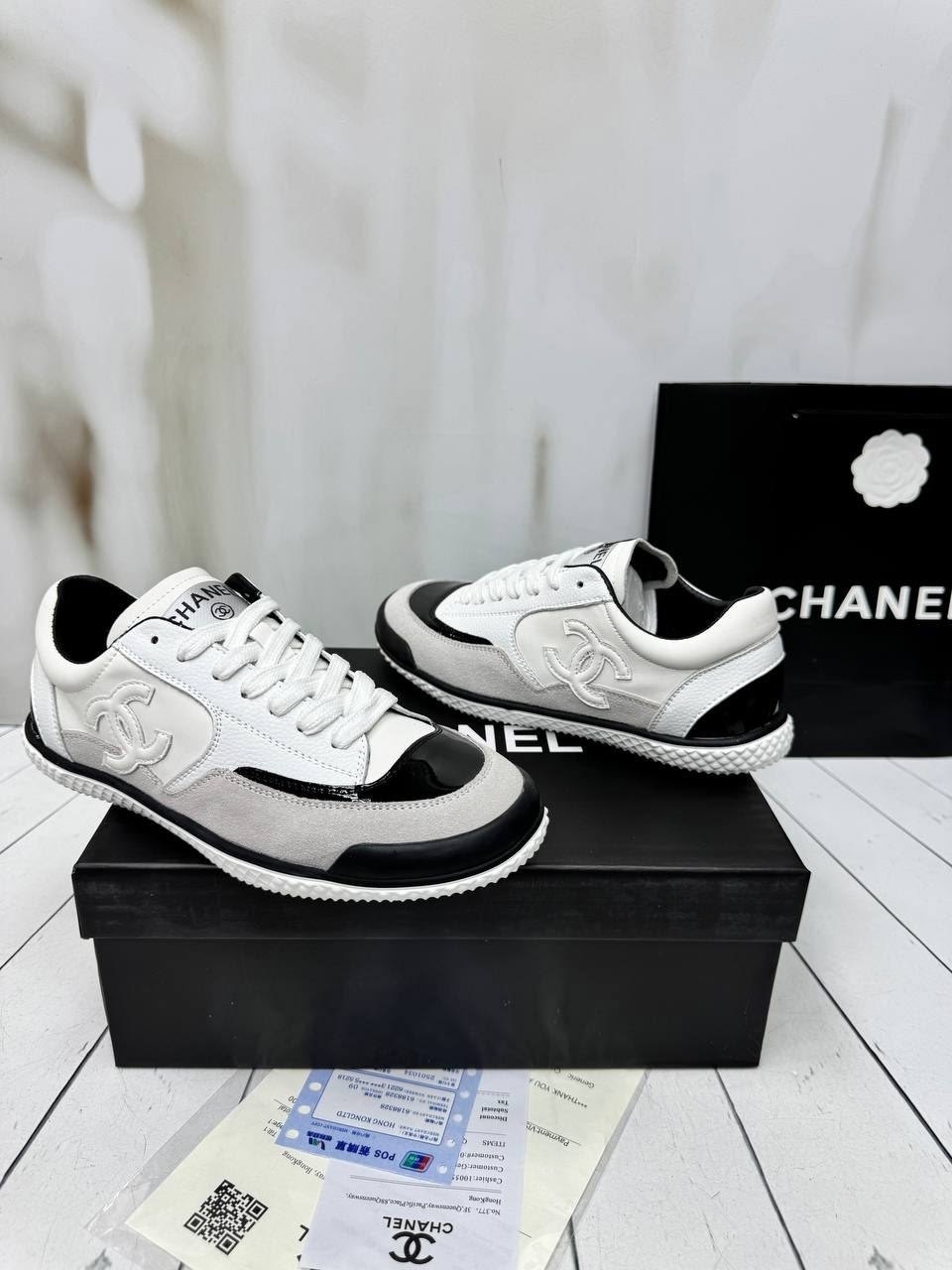 кроссовки chanel,женские кроссовки chanel,,брендовая ,классические кроссовки