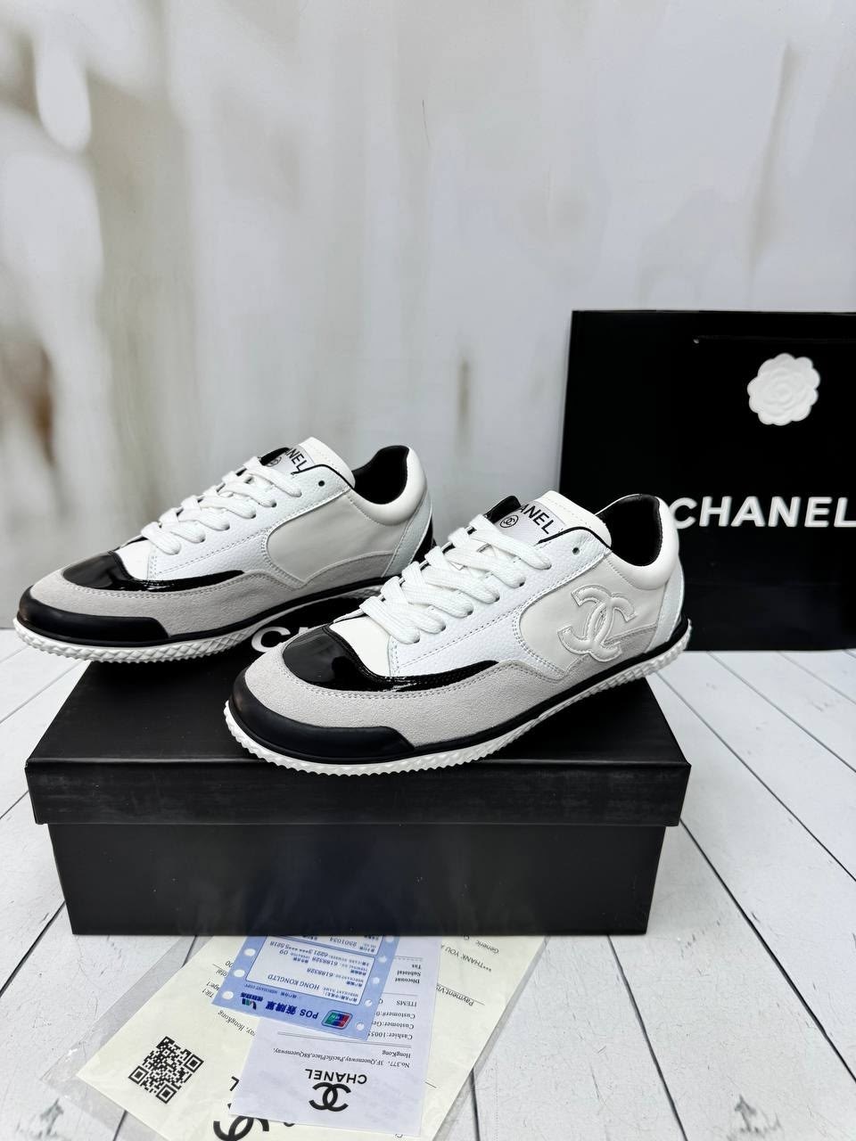 кроссовки chanel,женские кроссовки chanel,,брендовая ,классические кроссовки