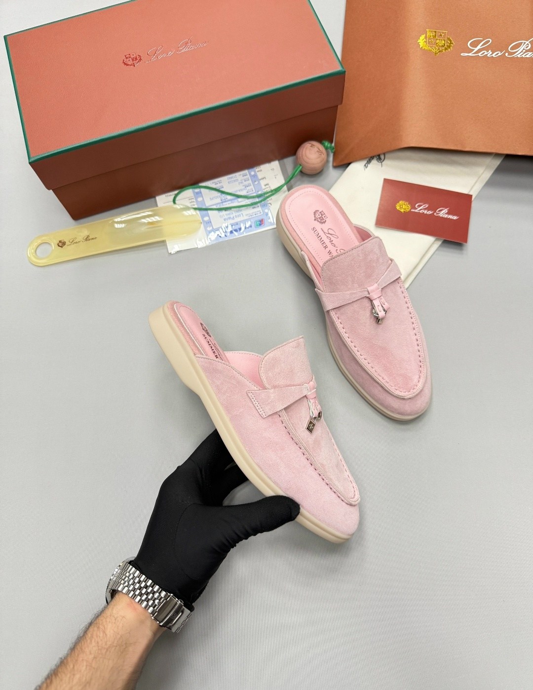 ,лоферы loro piana,замшевые лоферы,мюли loro piana,замшевые тапочки
