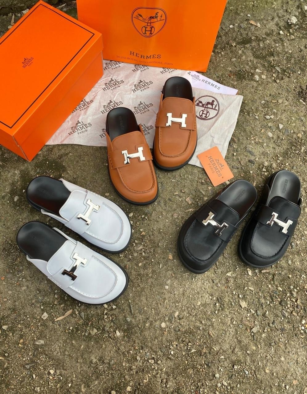 ,шлепанцы женские,тапочки hermes,шлепки женские,сабо и мюли