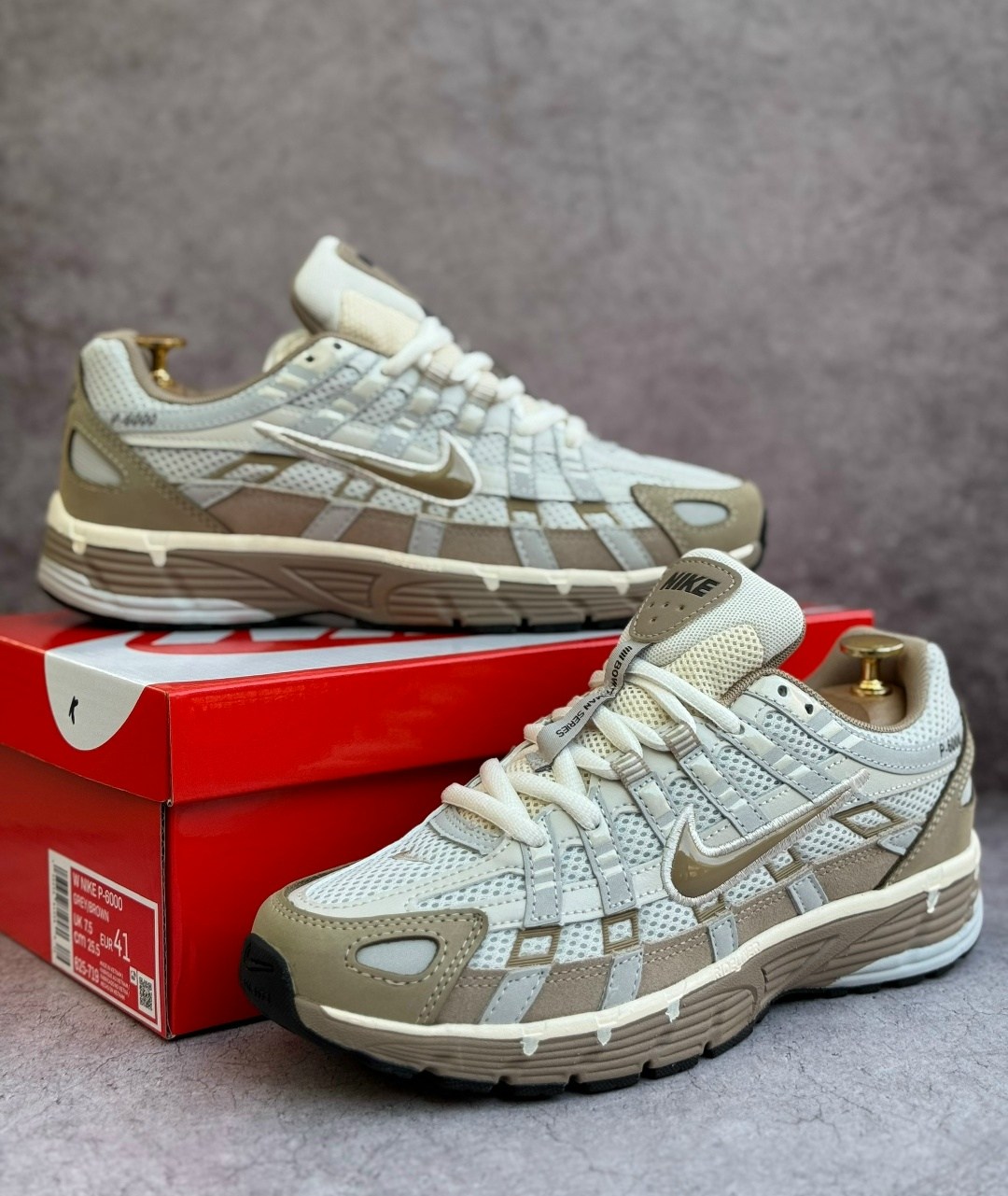 кроссовки nike p-6000,кроссовки nike,кроссовки,кроссовки nike p600 gore-tex,nike p-6000 кроссовки лунный белый коричневый