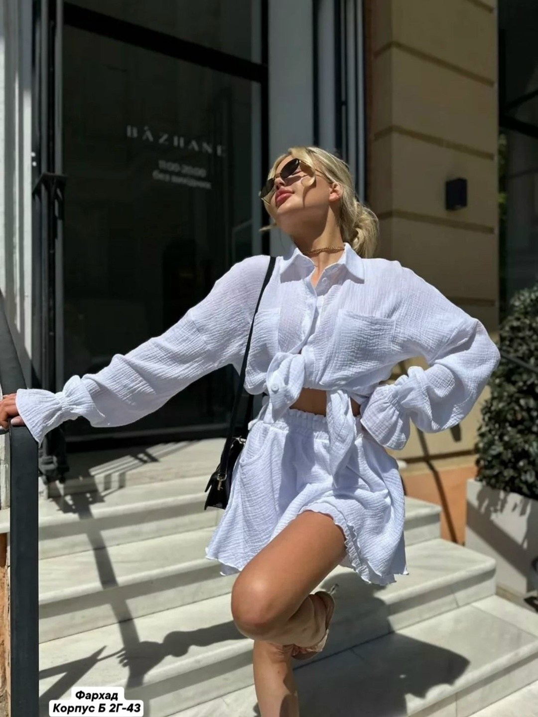 комплект одежды женский zara повседневный с сорочкой, с шортами желтый,костюм рубашка и шорты из муслина,летние костюмы,повседневный костюм с шортами tuularose,костюм рубашка с юбкой шорты муслин shei
