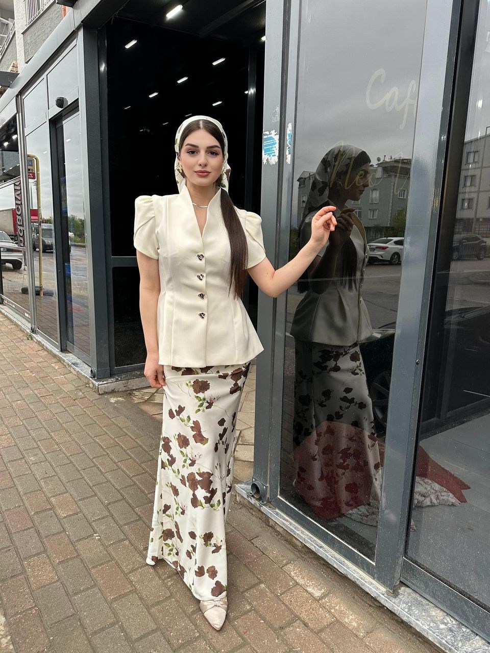 элина дагаева,стильные наряды,мода на хиджаб,женские костюмы