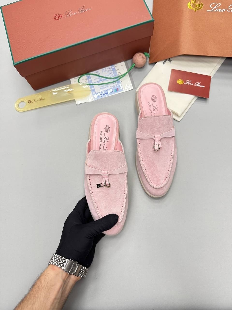 ,мюли замшевые,мюли loro piana,loro piana лоферы,мюли лоро пиано женские