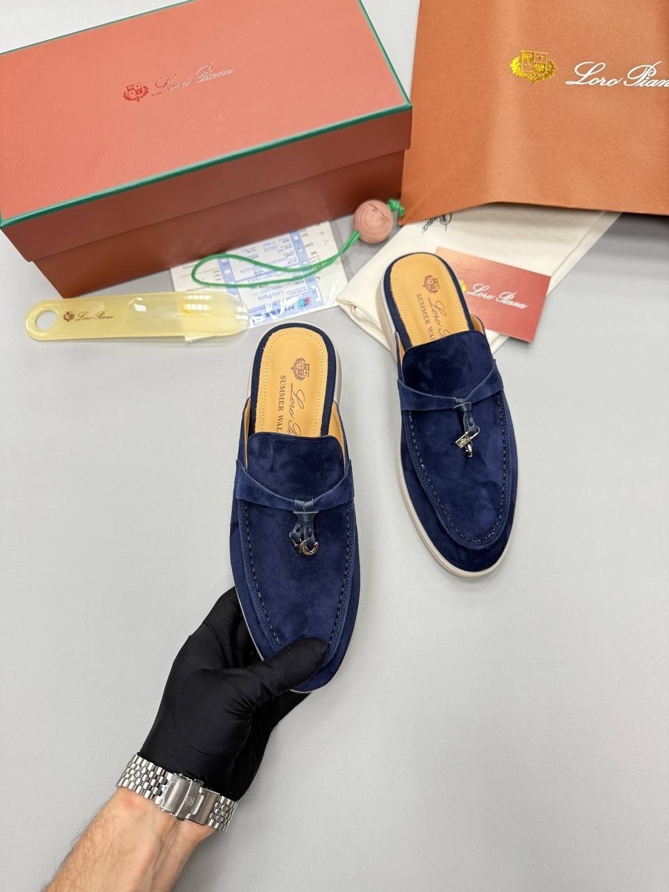 ,мюли замшевые,мюли loro piana,loro piana лоферы,мюли лоро пиано женские