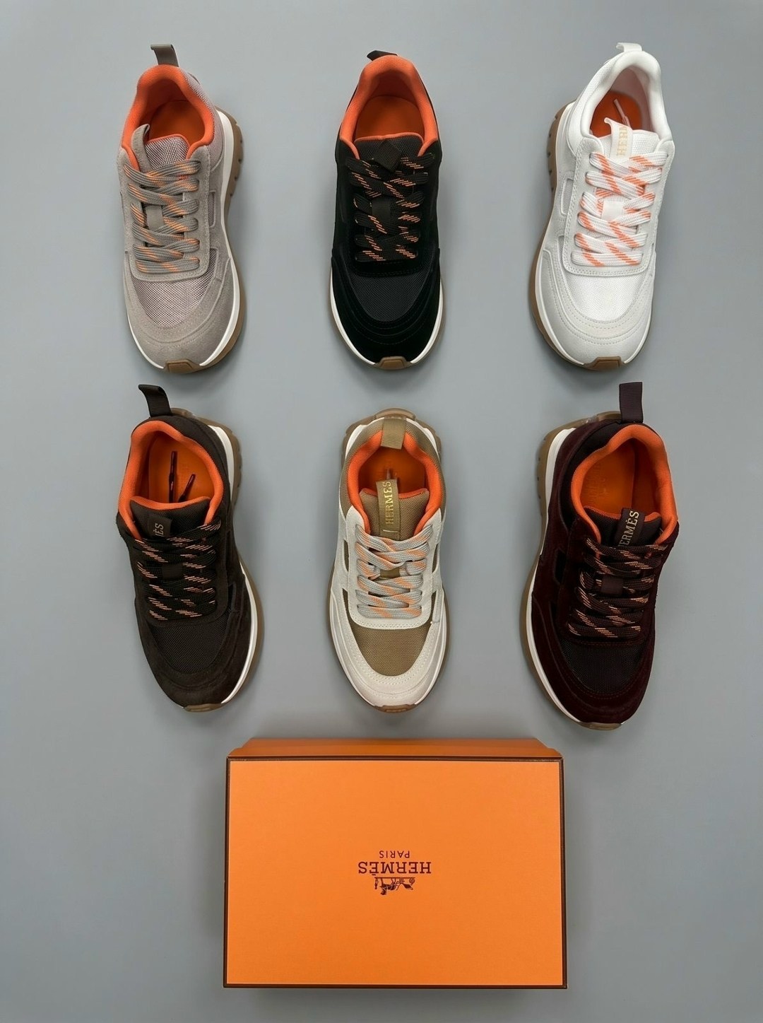 кроссовки hermes,кроссовки hermes мужские,hermes коробка оранжевая,коробки hermes,кроссовки