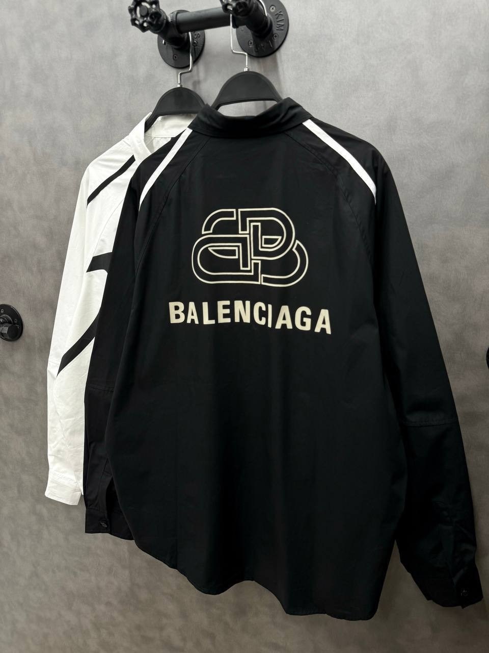 рубашка balenciaga,ветровки топовые д,легкая куртка,мужская рубашка
