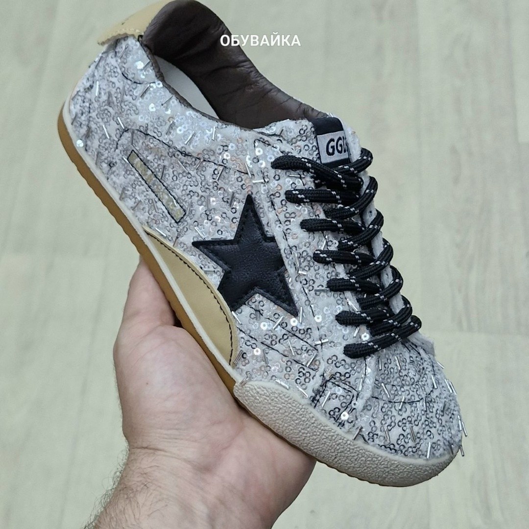кеды super-star с блестками golden goose черный,кроссовки golden goose super-star черный,кроссовки super star penstar golden goose черный,,кроссовки golden goose
