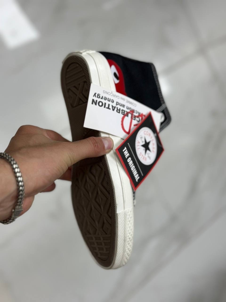 converse cdg,converse comme des garcons,converse chuck taylor all star 70 hi,converse chuck,кеды converse play comme des garçons черные высокие