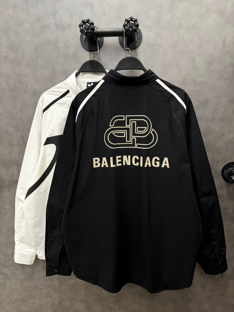 рубашка balenciaga,ветровки топовые д,легкая куртка,мужская рубашка