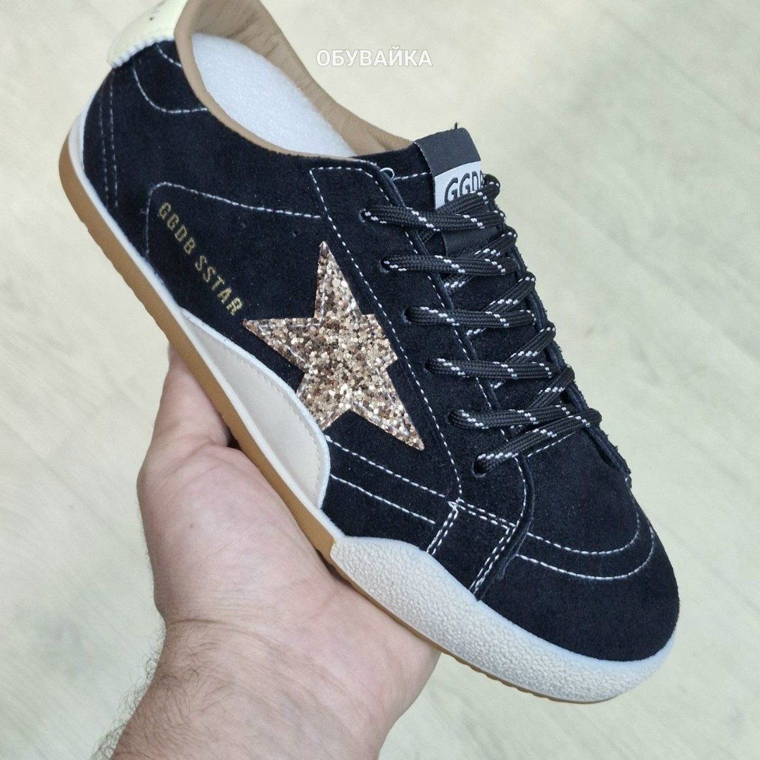 кеды super-star с блестками golden goose черный,кроссовки golden goose super-star черный,кроссовки super star penstar golden goose черный,,кроссовки golden goose