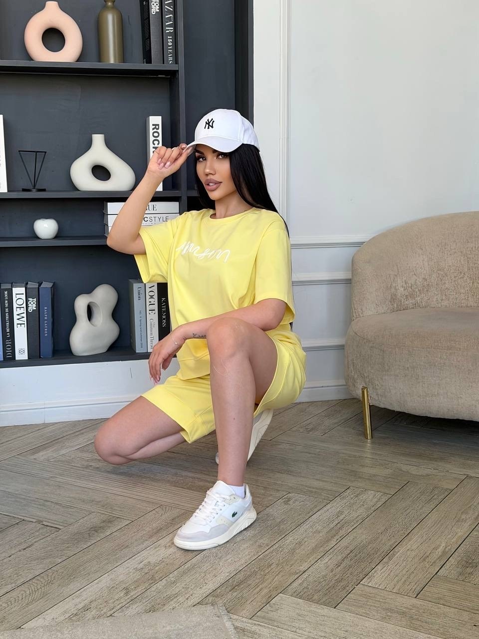 женские летние костюмы,летние костюмы,костюм желтый,костюм с шортам,женский костюм с шортами