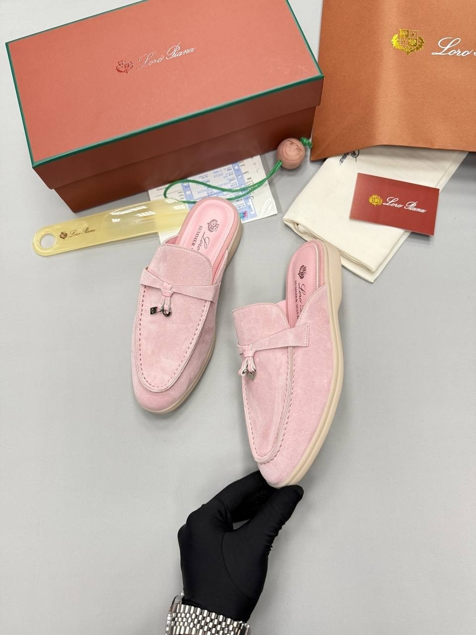 ,мюли замшевые,мюли loro piana,loro piana лоферы,мюли лоро пиано женские