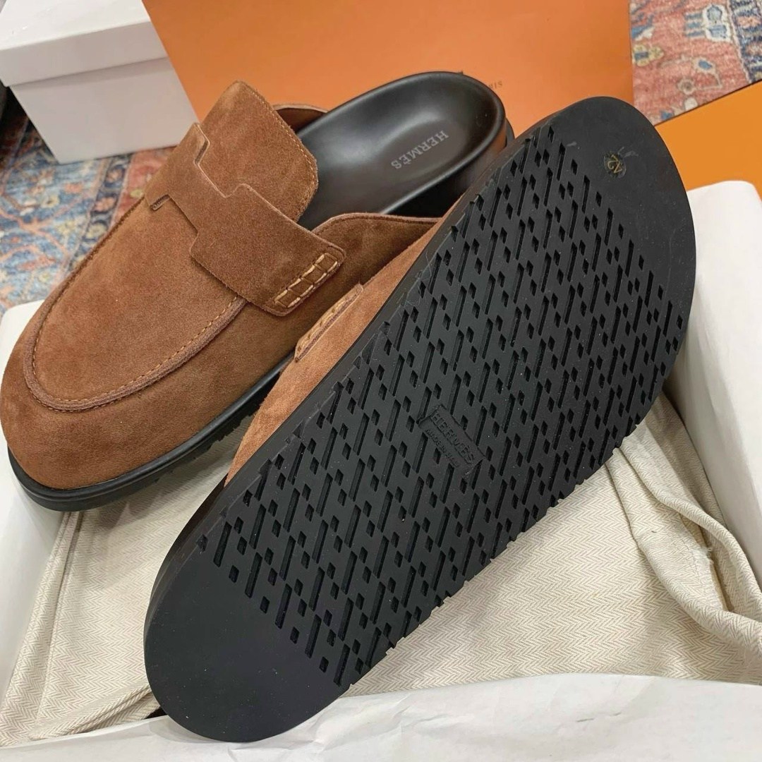 женские замшевые мюли hermes go коричневые,мюли hermes,мюли замшевые hermes женские,обувь,мюли hermes черные