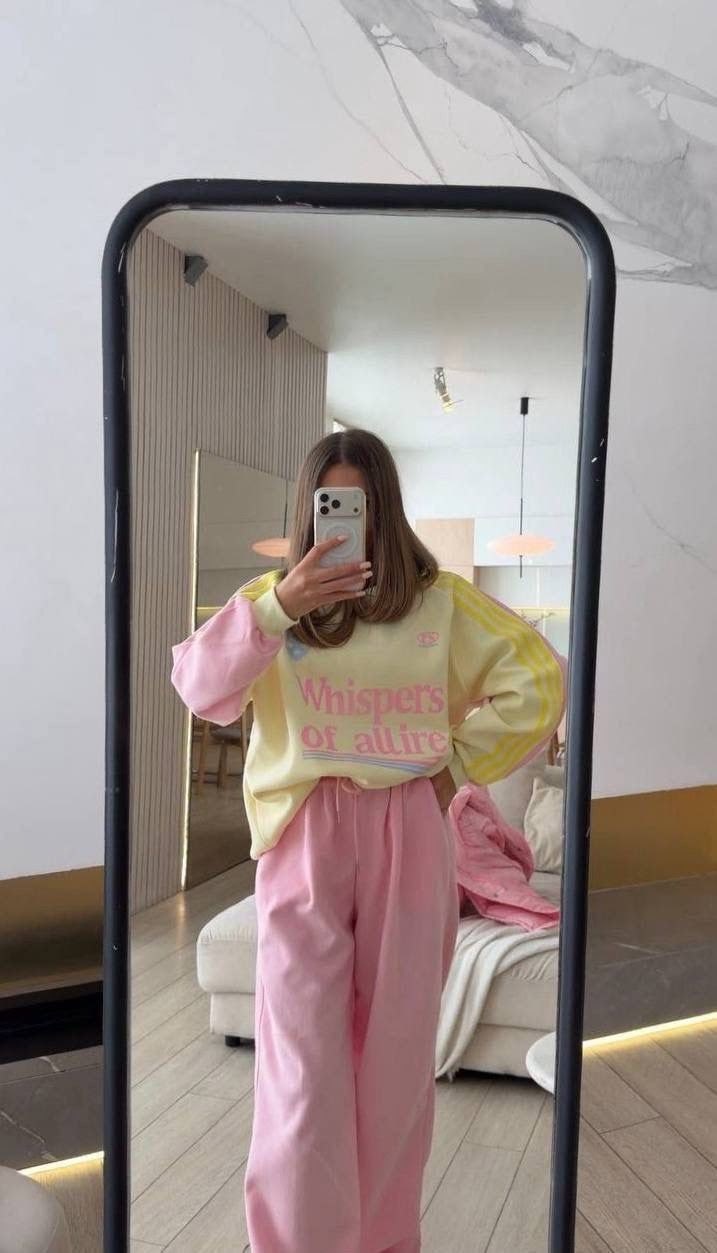 штаны attire,спортивные костюм,спортивные костюмы оверсайз,трендовые широкие штаны attire в шоуруме pop n' shop