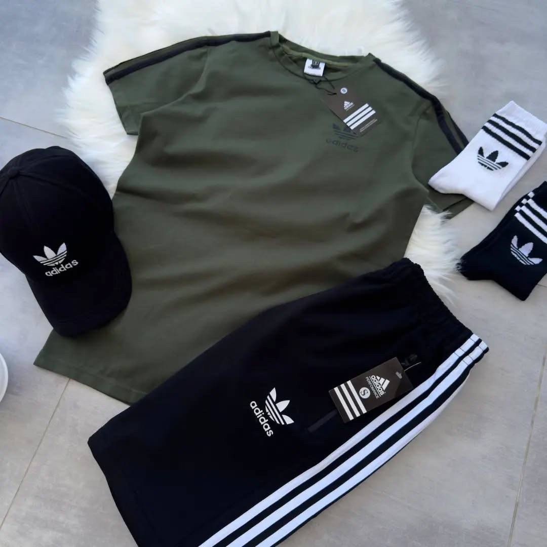 шорты с футболкой комплект адидас мужские,комплект футболок adidas,спортивный костюм adidas,комплект адидас,белый костюм адидас шорты футболка