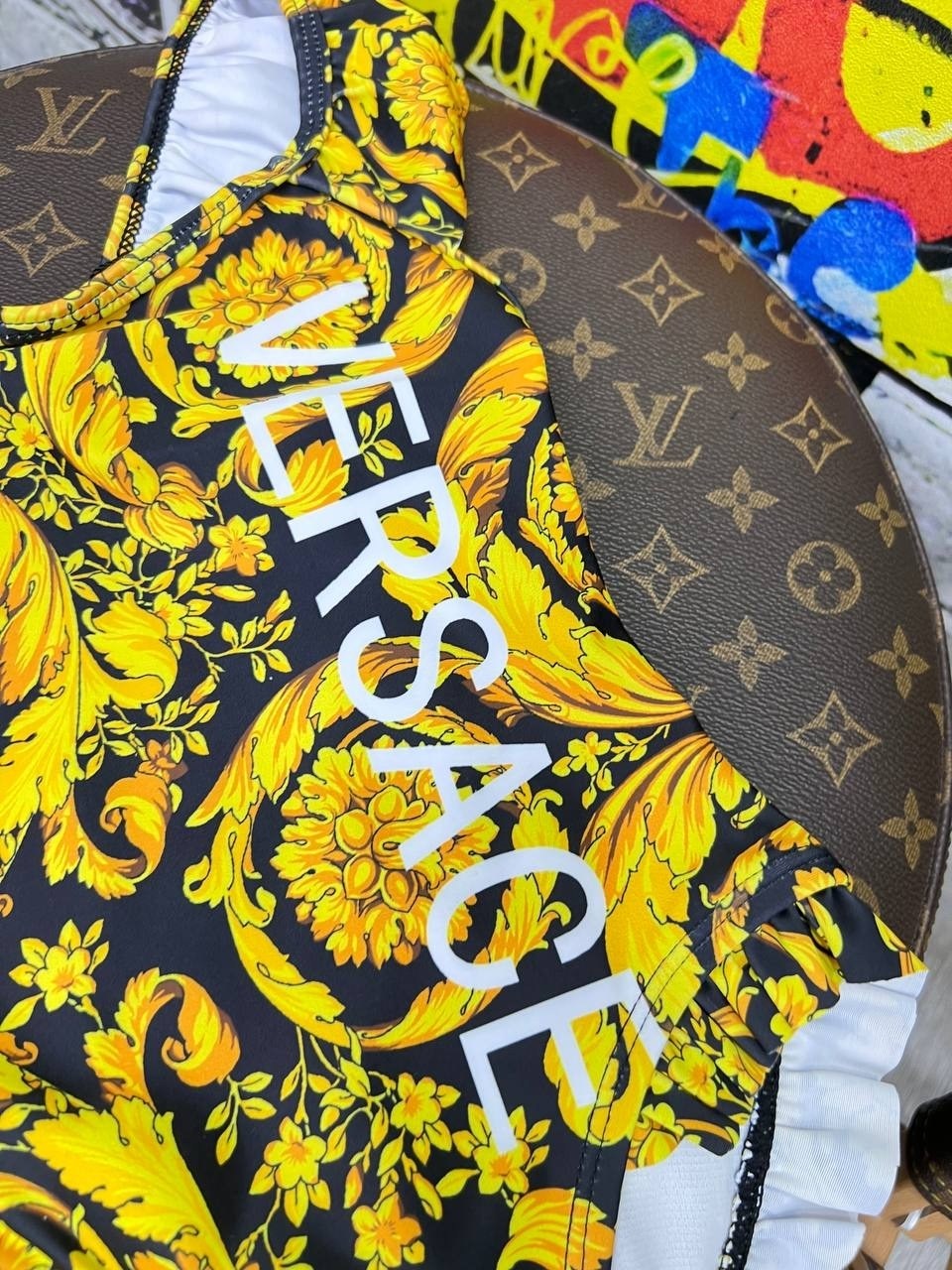 купальник версаче,купальник женские,слитный купальник versace,купальник,купальник с принтом