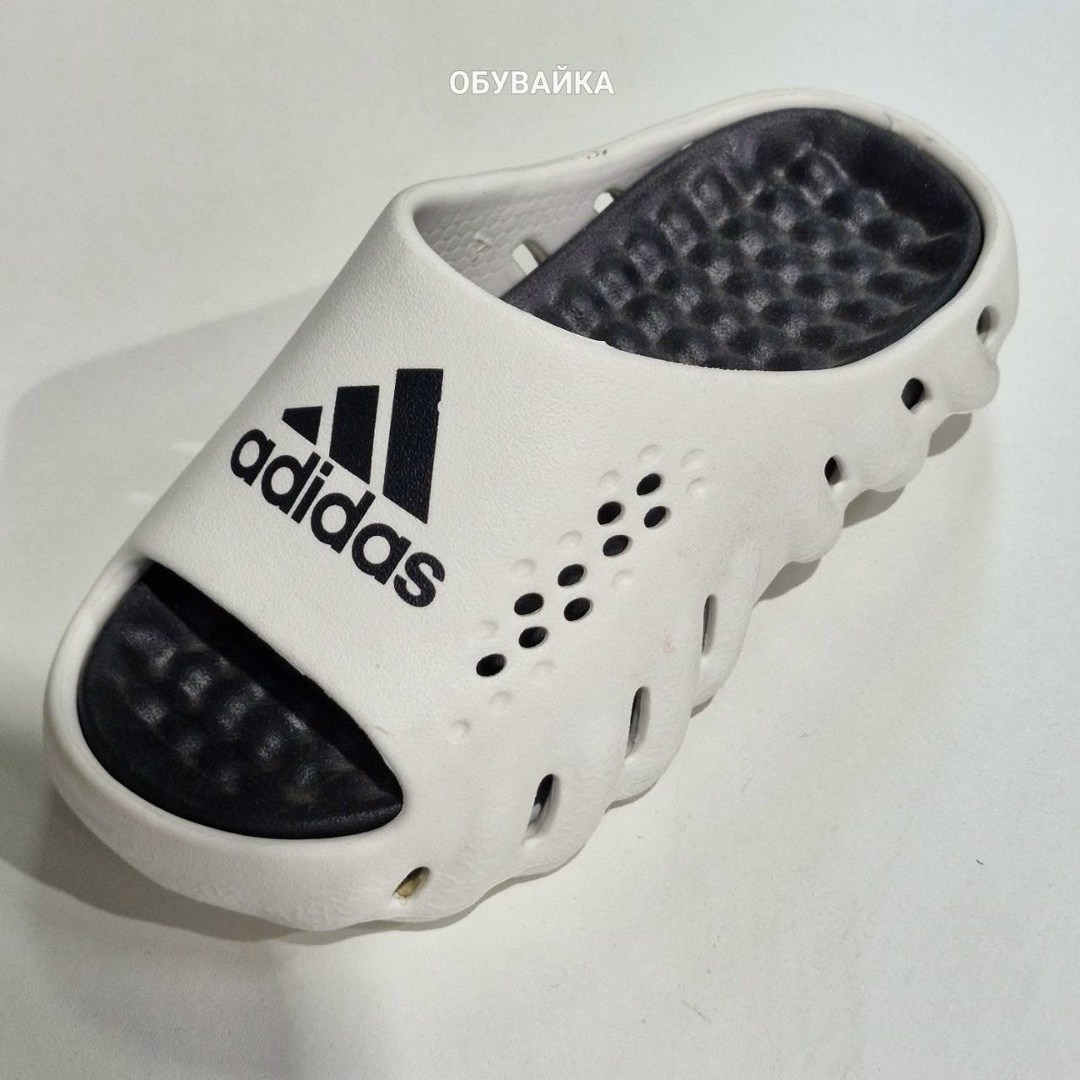 шлепанцы adidas,шлепанцы пляжные,пляжная ,белые шлепанцы, для дома
