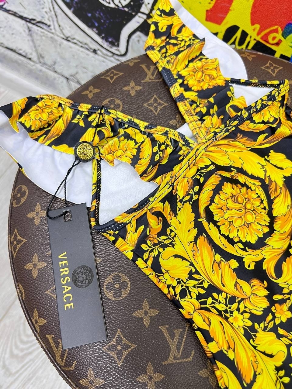купальник версаче,купальник женские,слитный купальник versace,купальник,купальник с принтом