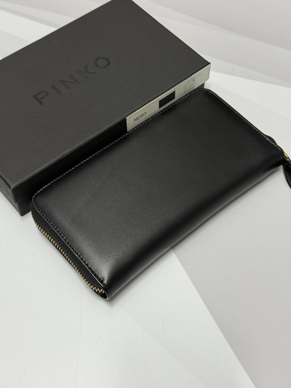 кошелек pinko,кошелек pinko черный,кожаный кошелек pinko,женские кошельки,кошелек пинко женский