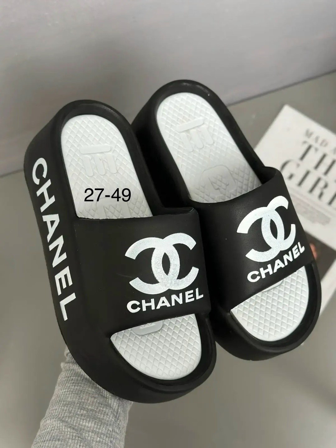 шлепанцы chanel,,шлепки chanel,тапочки для женщин в стиле chanel,женские шлепки