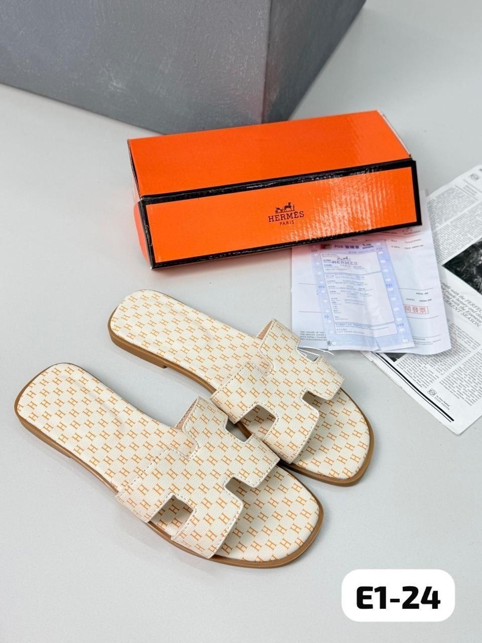 ,шлепки хермес оран,шлепки эрмес,шлепанцы hermes,женские шлепки hermes текстиль