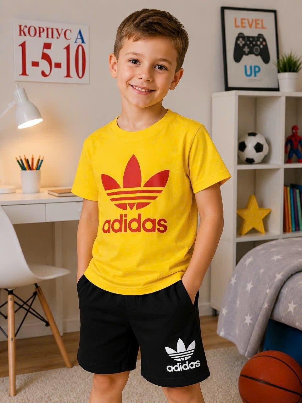 костюм спортивный adidas,комплект одежды adidas,комплект футболок adidas,для мальчиков adidas,adidas original