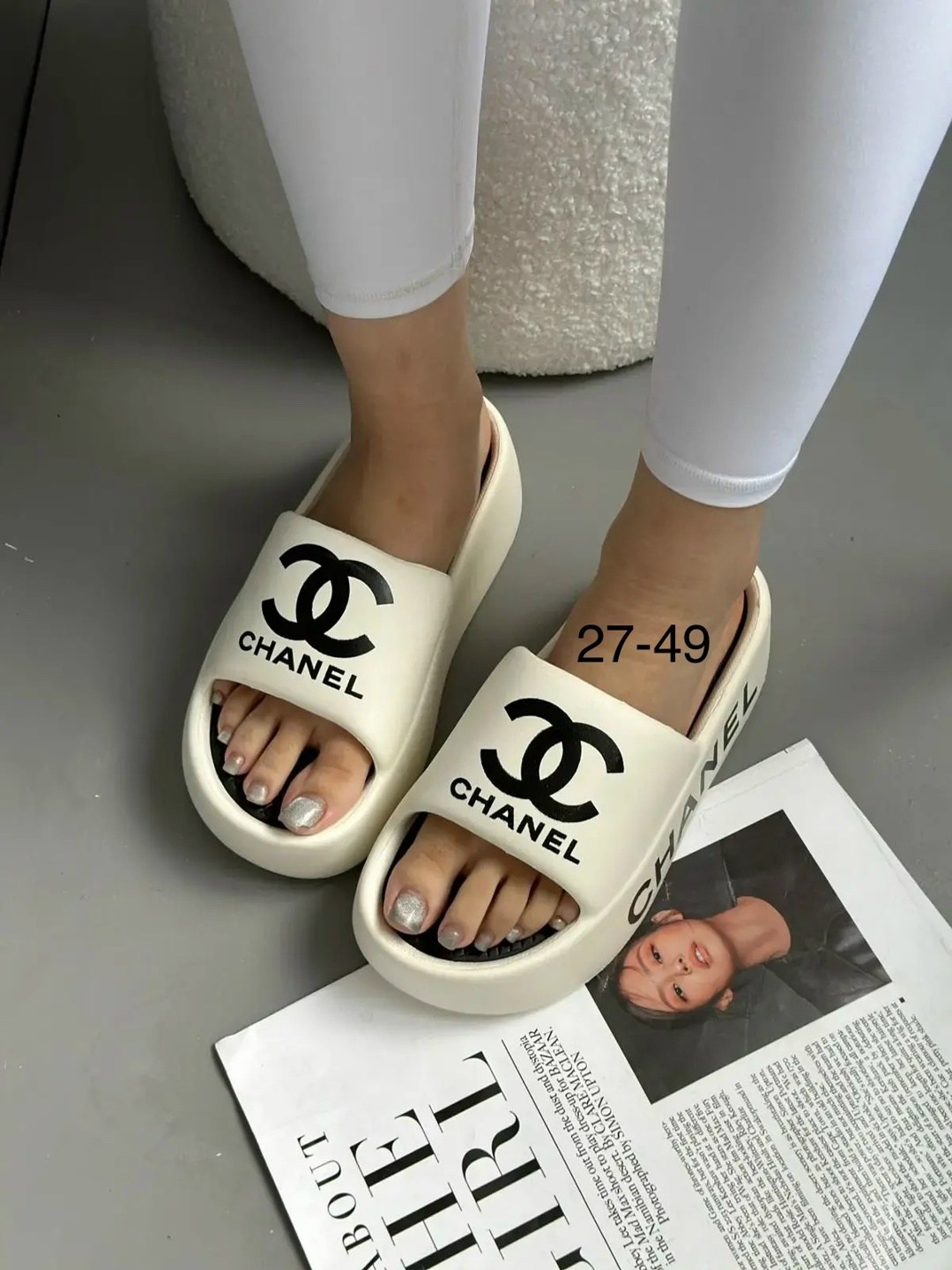 шлепанцы chanel,,шлепки chanel,тапочки для женщин в стиле chanel,женские шлепки